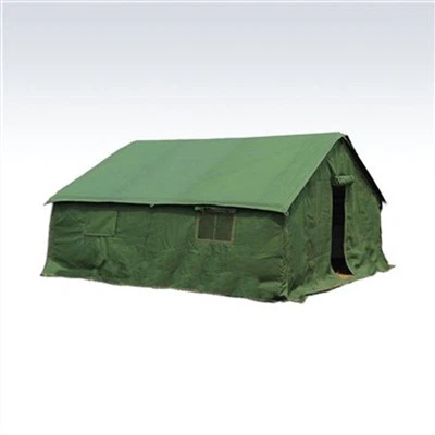 10 Man Canvas Military Pole Tent